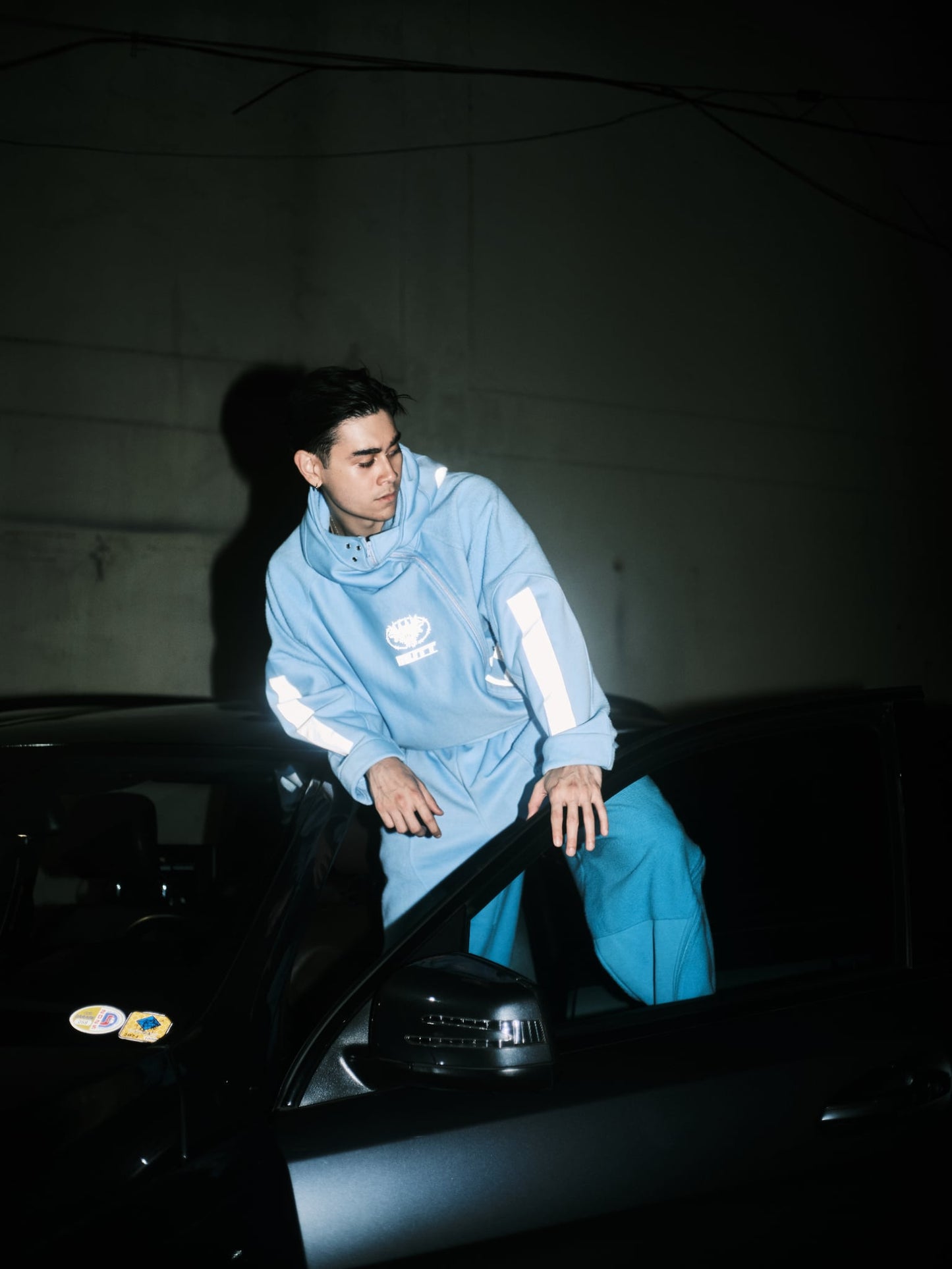 MUTT FLEECE JACKET BLUE
