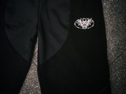 MUTT FLEECE PANTS BLACK