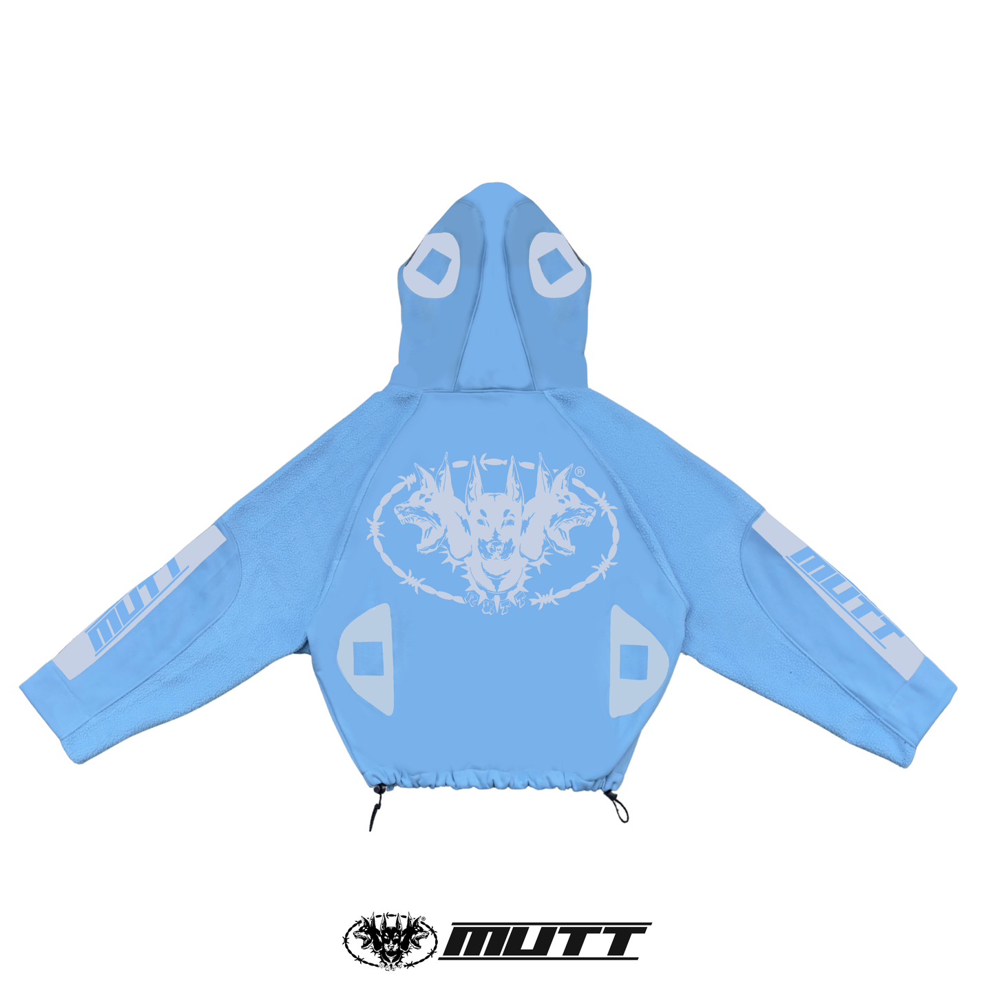 MUTT FLEECE JACKET BLUE