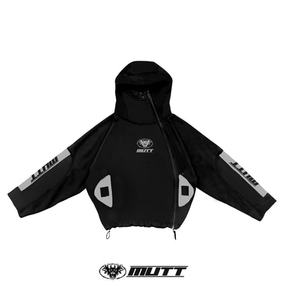 MUTT FLEECE JACKET "BLACK"