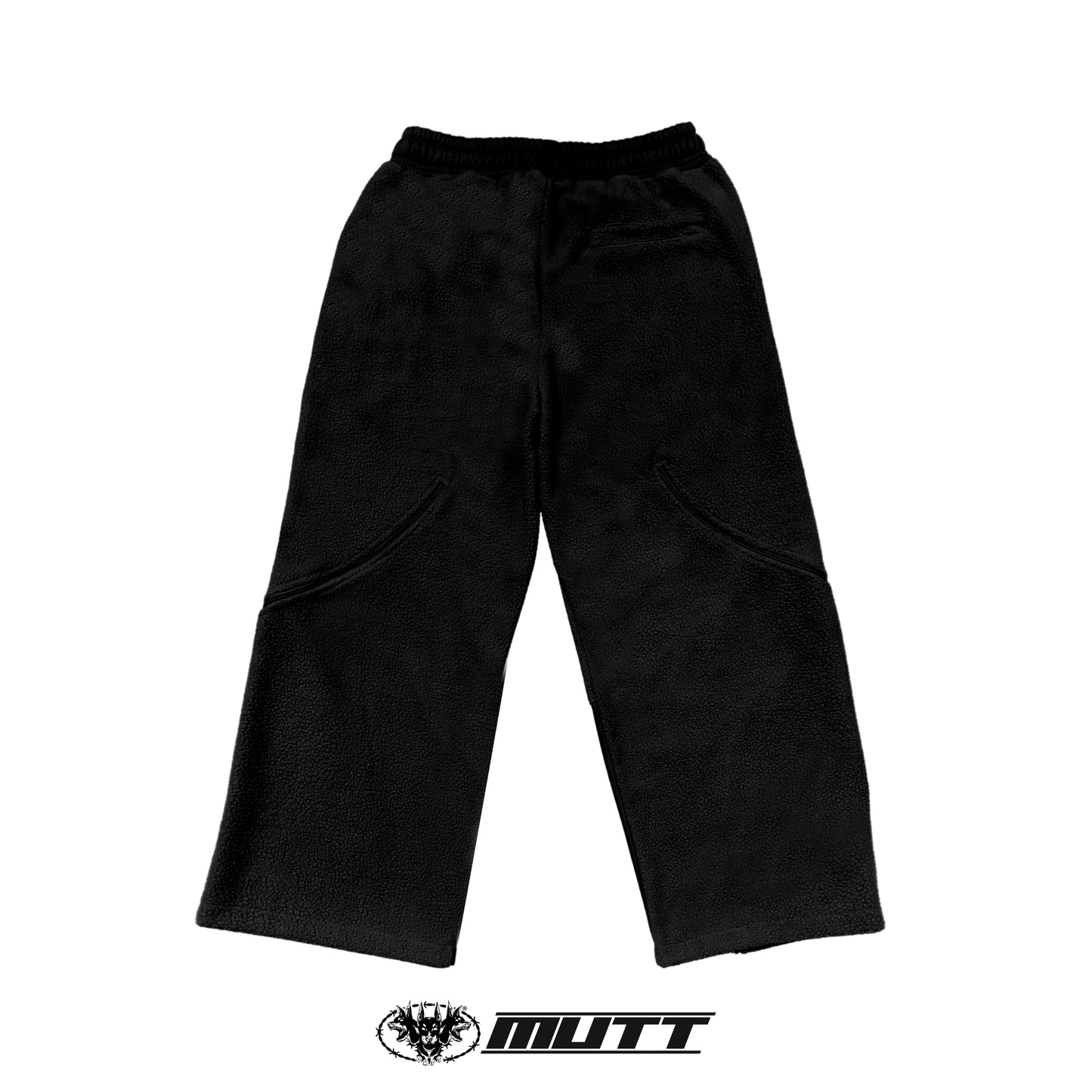 MUTT FLEECE PANTS BLACK