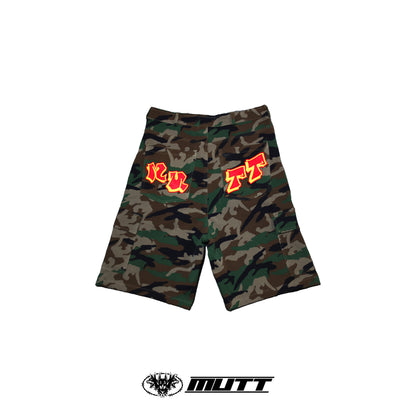 MUTT CAMO "INFIERNO" SHORTS (Reimagined)