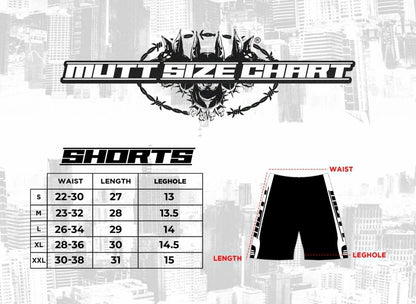 MUTT " Bone Collector" Hoop Shorts (Pink)