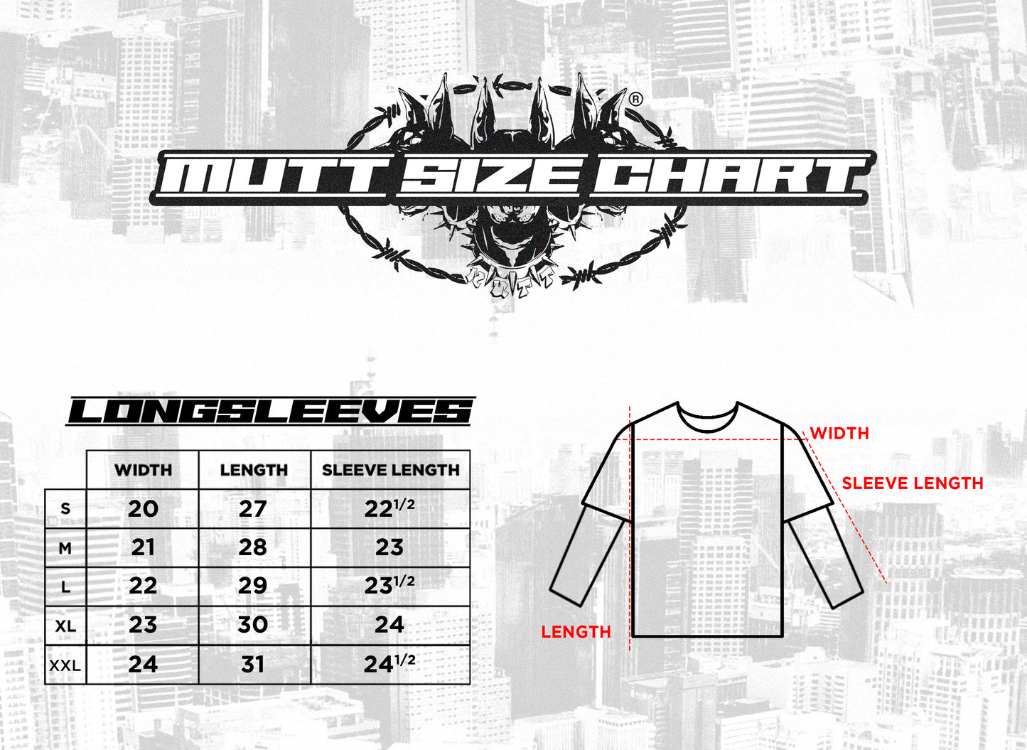 MUTT "BONE COLLECTOR" LONG SLEEVE