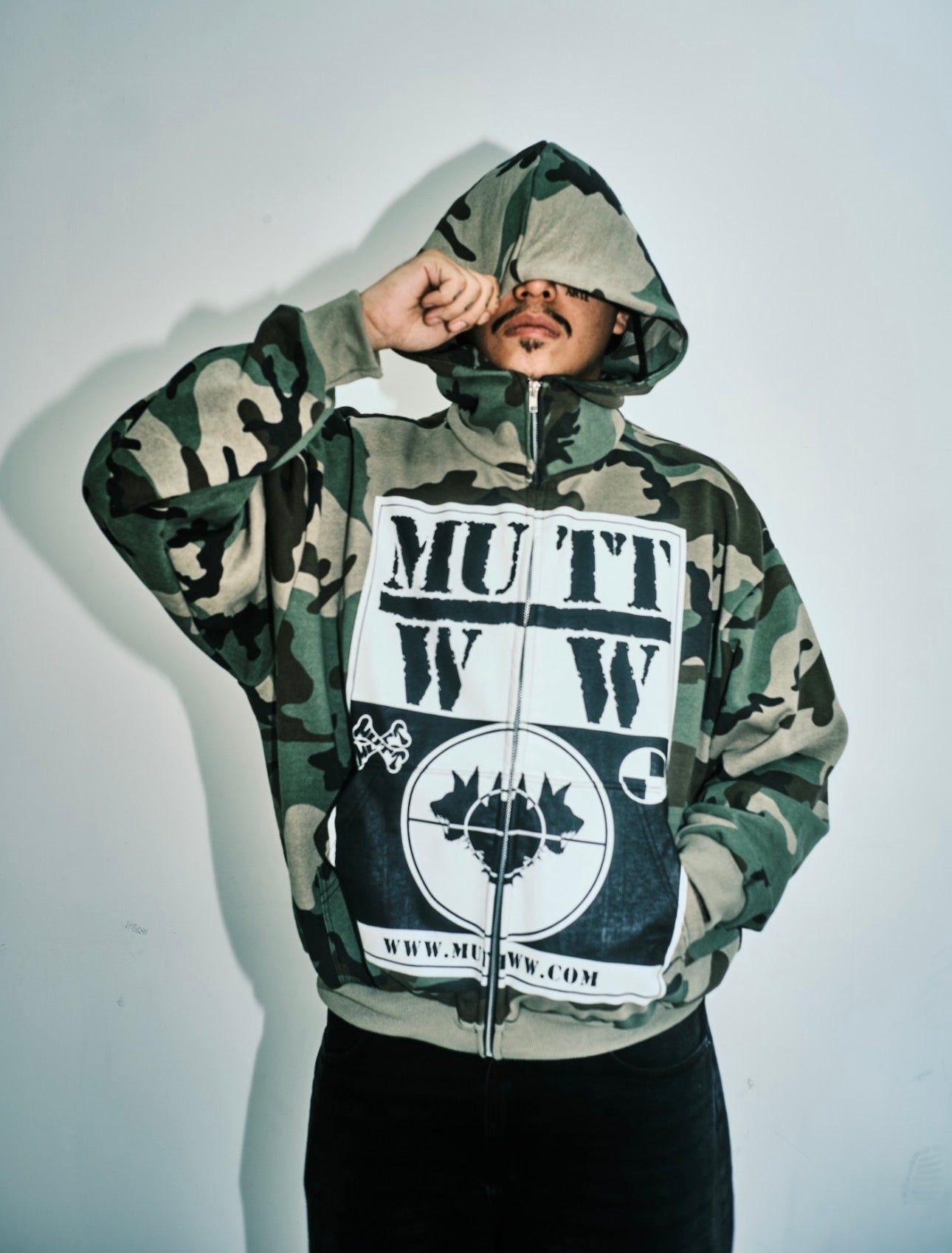 MUTT “GROUND ZERO” CAMO HOODIE