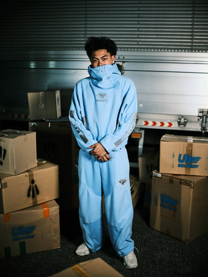 MUTT FLEECE JACKET BLUE