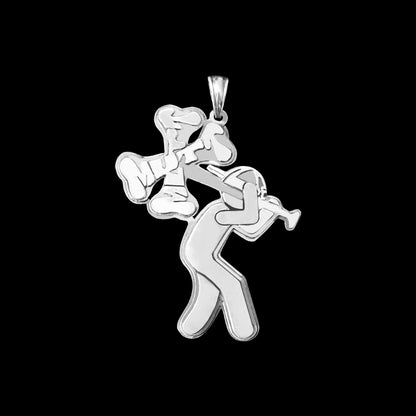 Mutt Boyz Pendant 925 Italy Silver