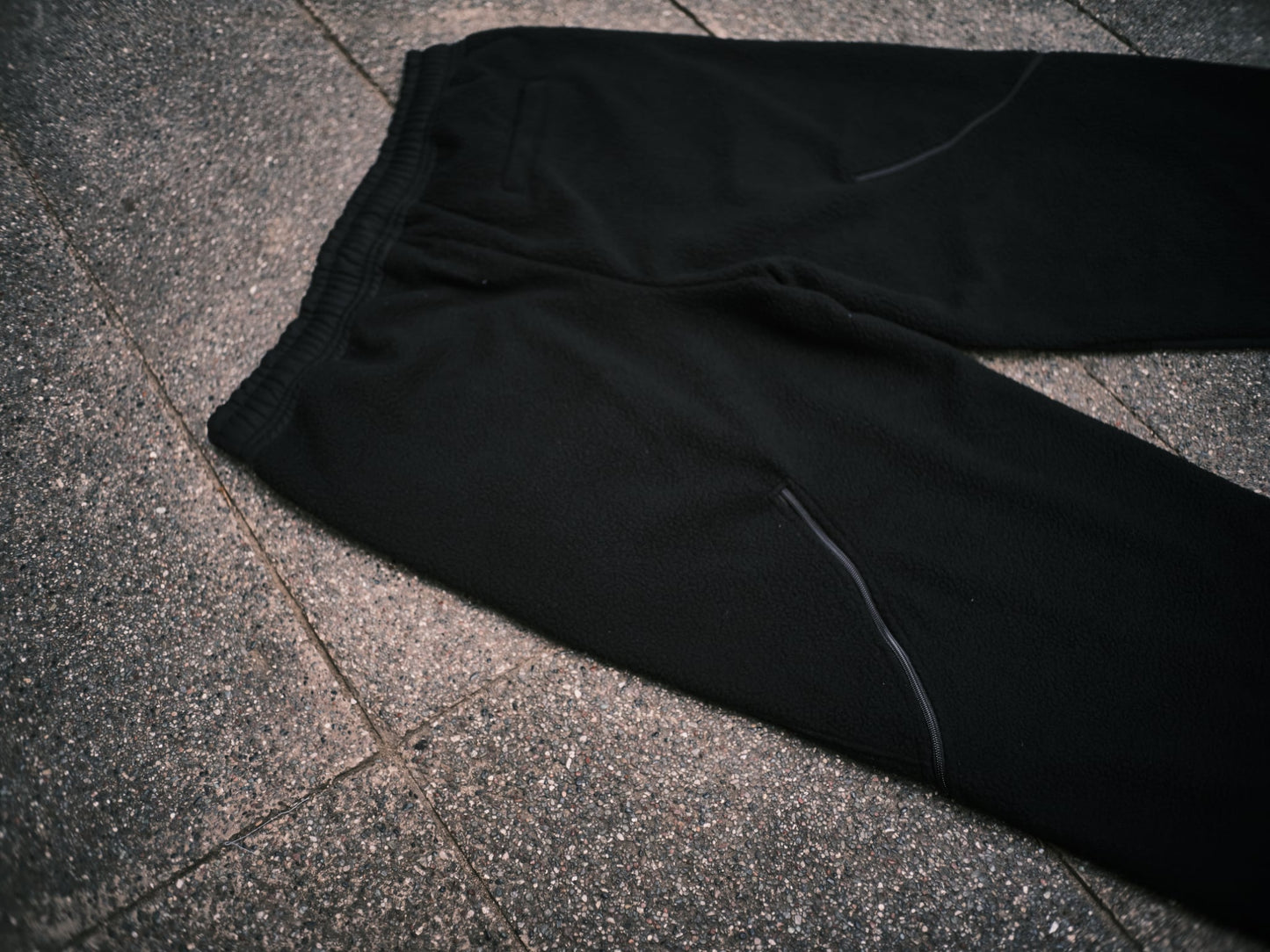 MUTT FLEECE PANTS BLACK
