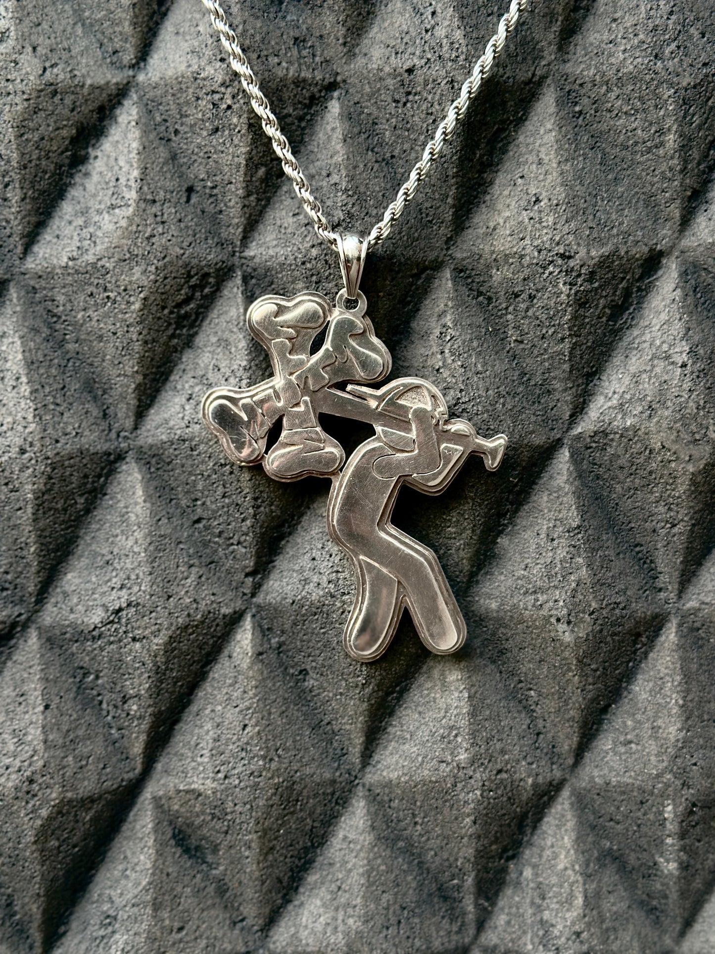Mutt Boyz Pendant 925 Italy Silver