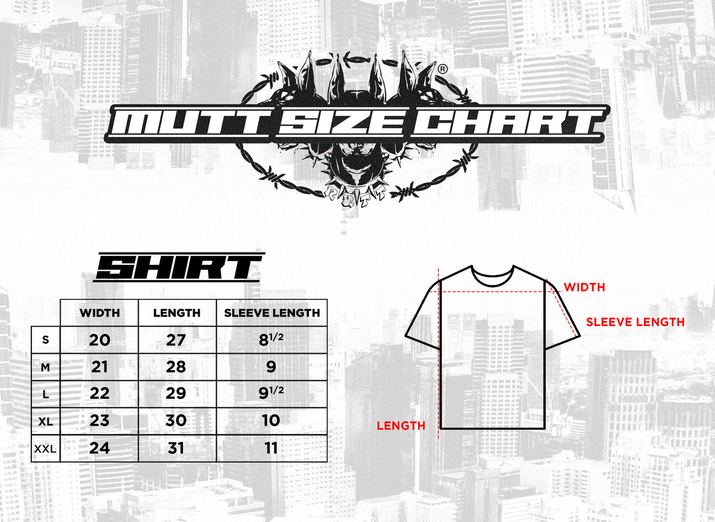MUTT "INFIERNO" LOGO SHIRT
