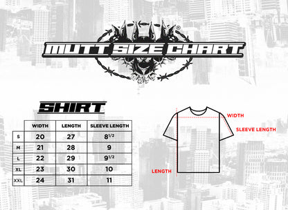 MUTT "INFIERNO" LOGO SHIRT