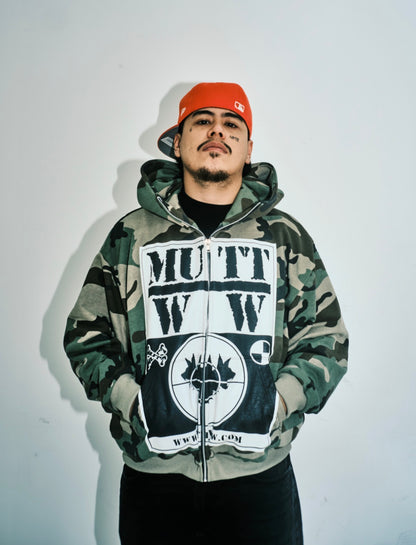 MUTT “GROUND ZERO” CAMO HOODIE