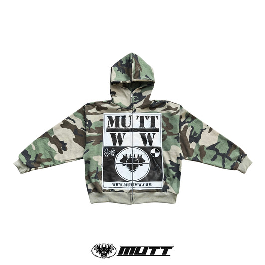 MUTT “GROUND ZERO” CAMO HOODIE