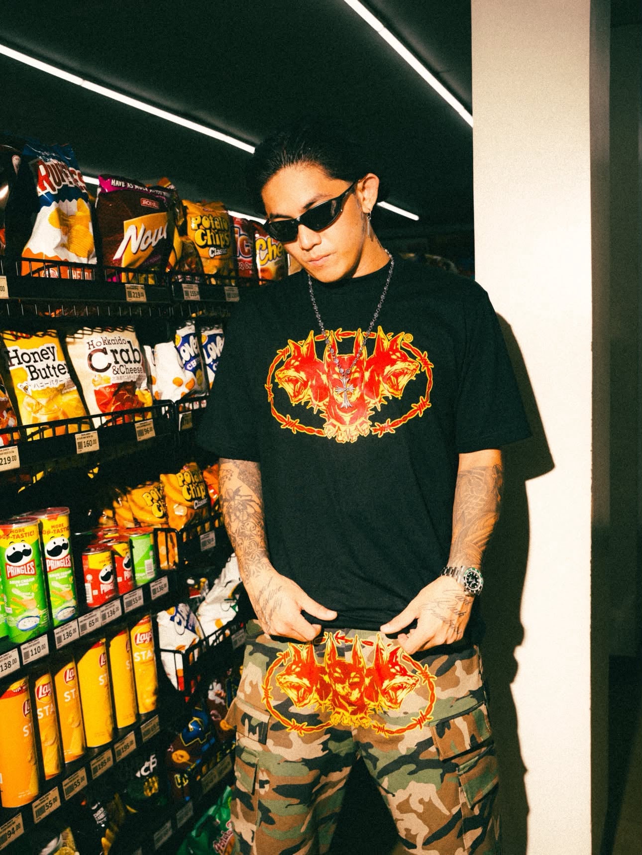 MUTT CAMO "INFIERNO" SHORTS (Reimagined)