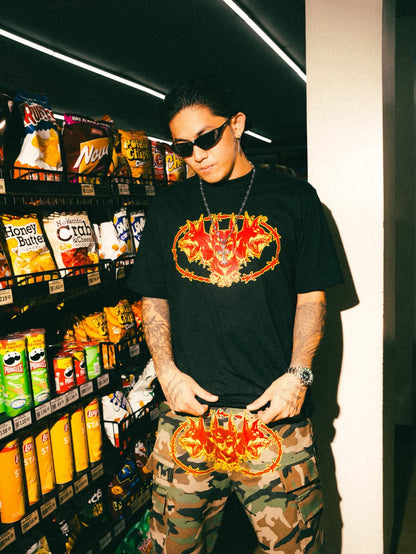 MUTT CAMO "INFIERNO" SHORTS (Reimagined)