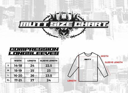 MUTT Long Sleeve Compression (White)