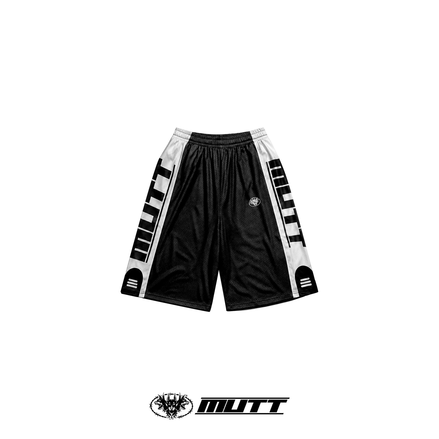 MUTT " Bone Collector" Hoop Shorts (Black)