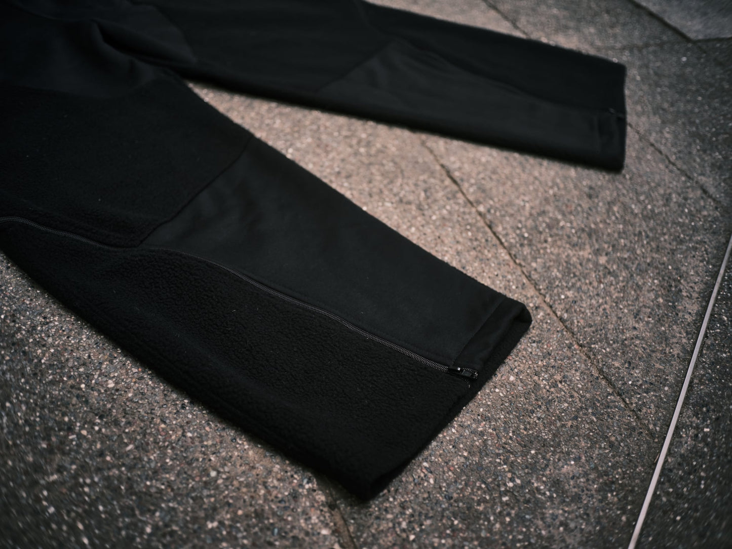 MUTT FLEECE PANTS BLACK