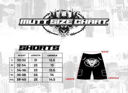 MUTT CAMO "INFIERNO" SHORTS (Reimagined)