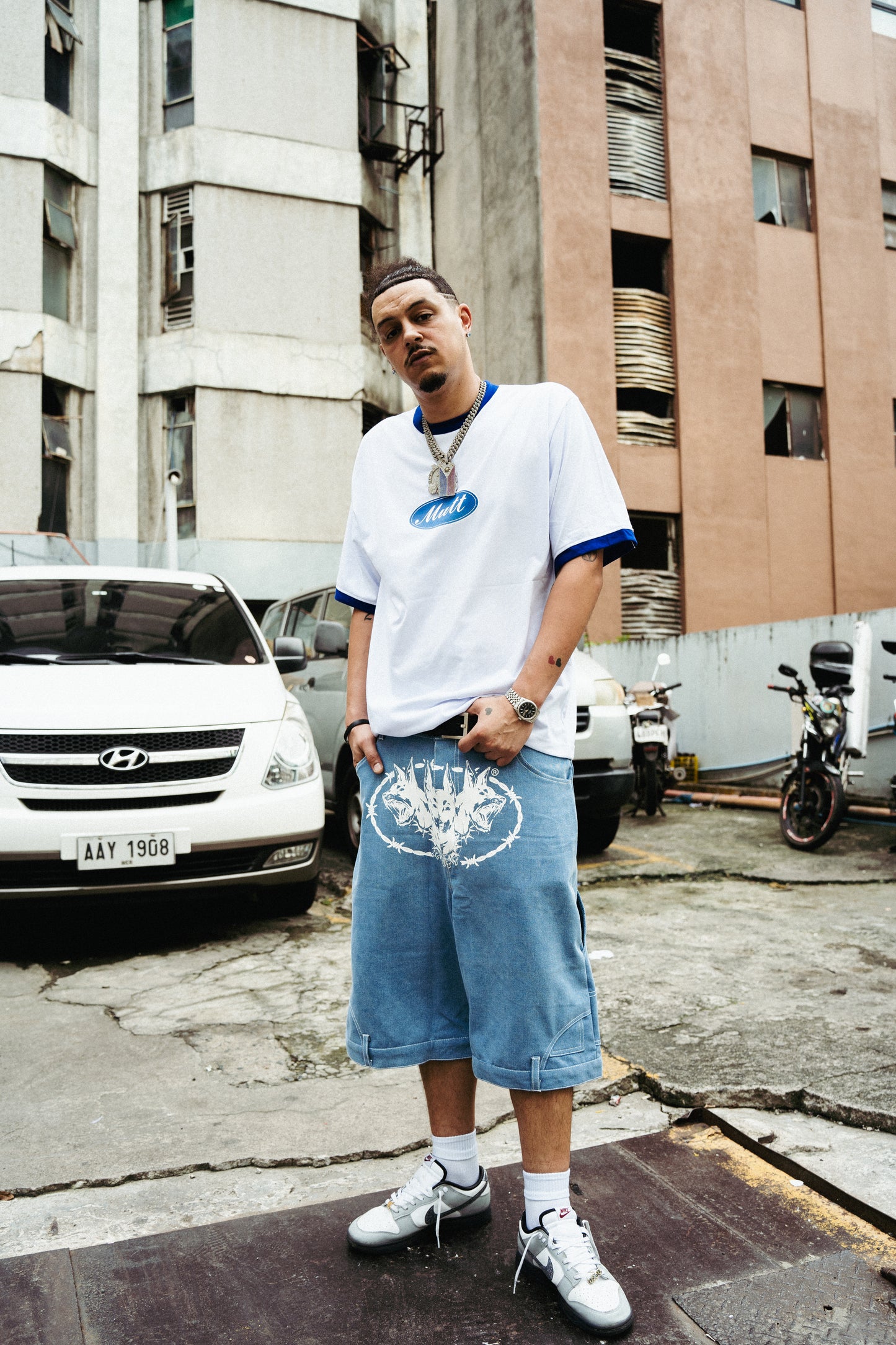 MUTT "CERBERUS" DENIM JORTS