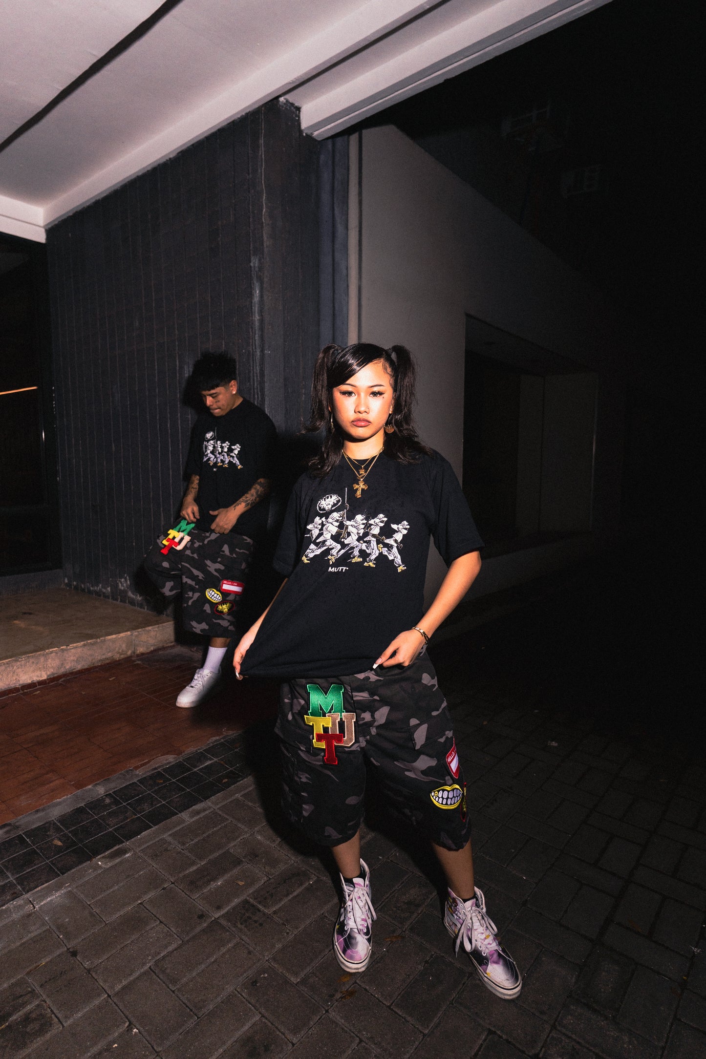 MUTT "URBAN PATCH" CAMO SHORTS