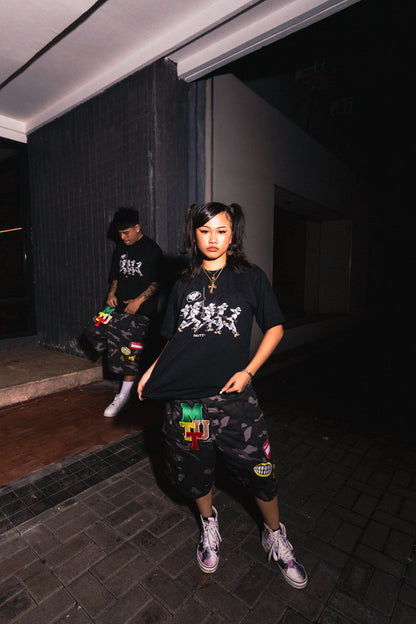 MUTT "URBAN PATCH" CAMO SHORTS