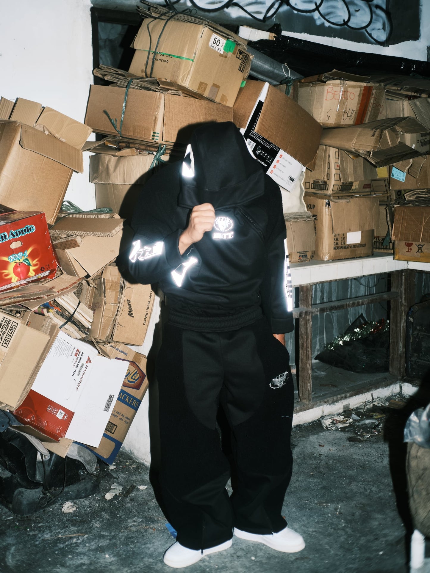 MUTT FLEECE PANTS BLACK
